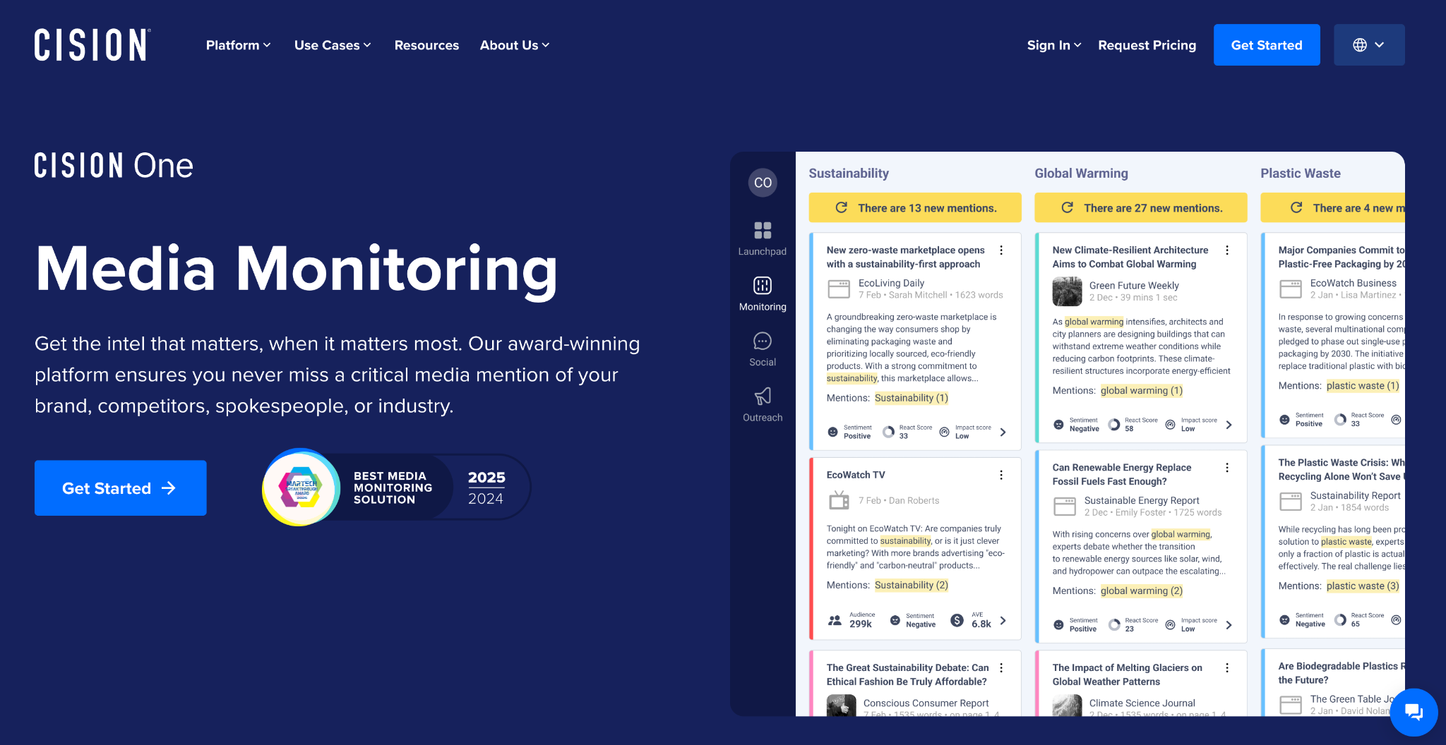Cision One media monitoring - get the intel that matters when it matters most