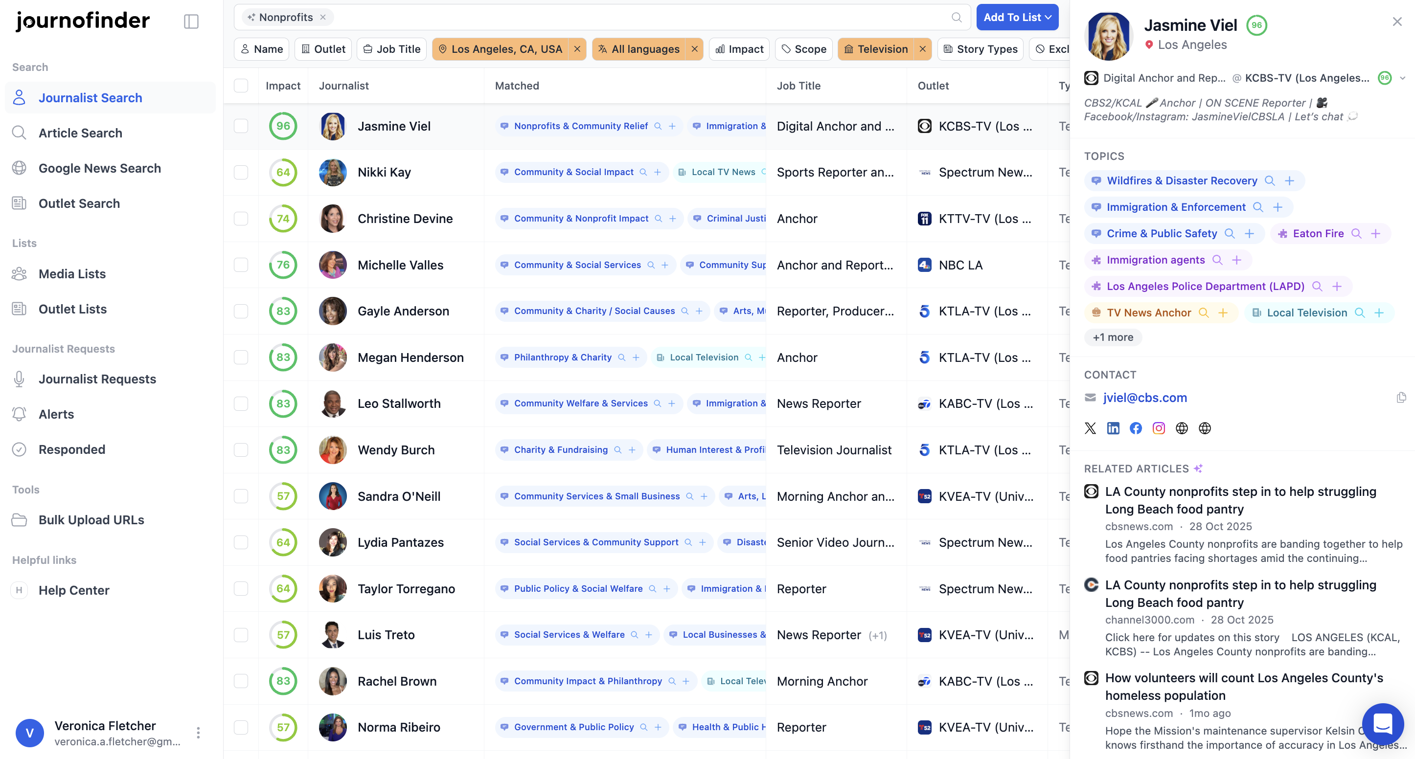 JournoFinder journalist search - the best Prowly alternative in 2026